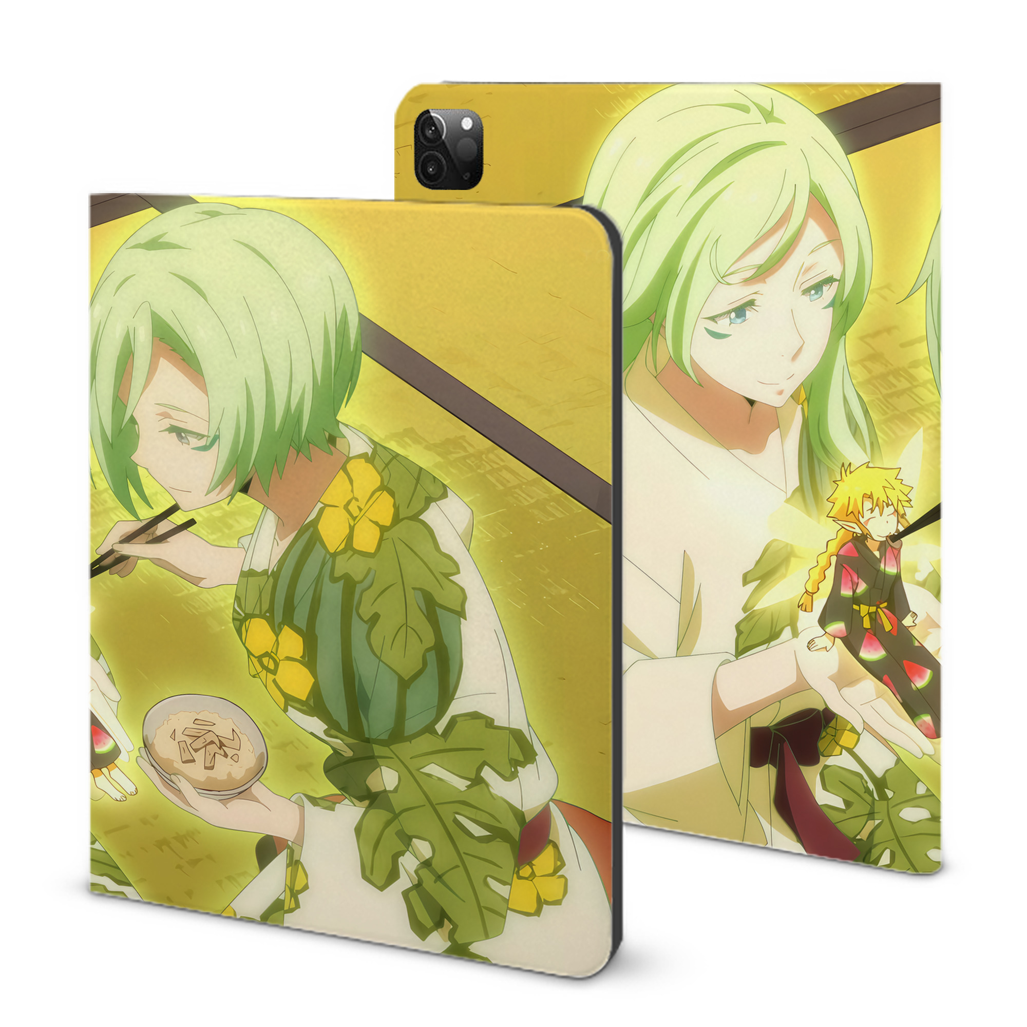 （画像用） 転スラ Regarding Reincarnated to Slime IPadケース ペンホルダー付き ブックスタイルデザイン